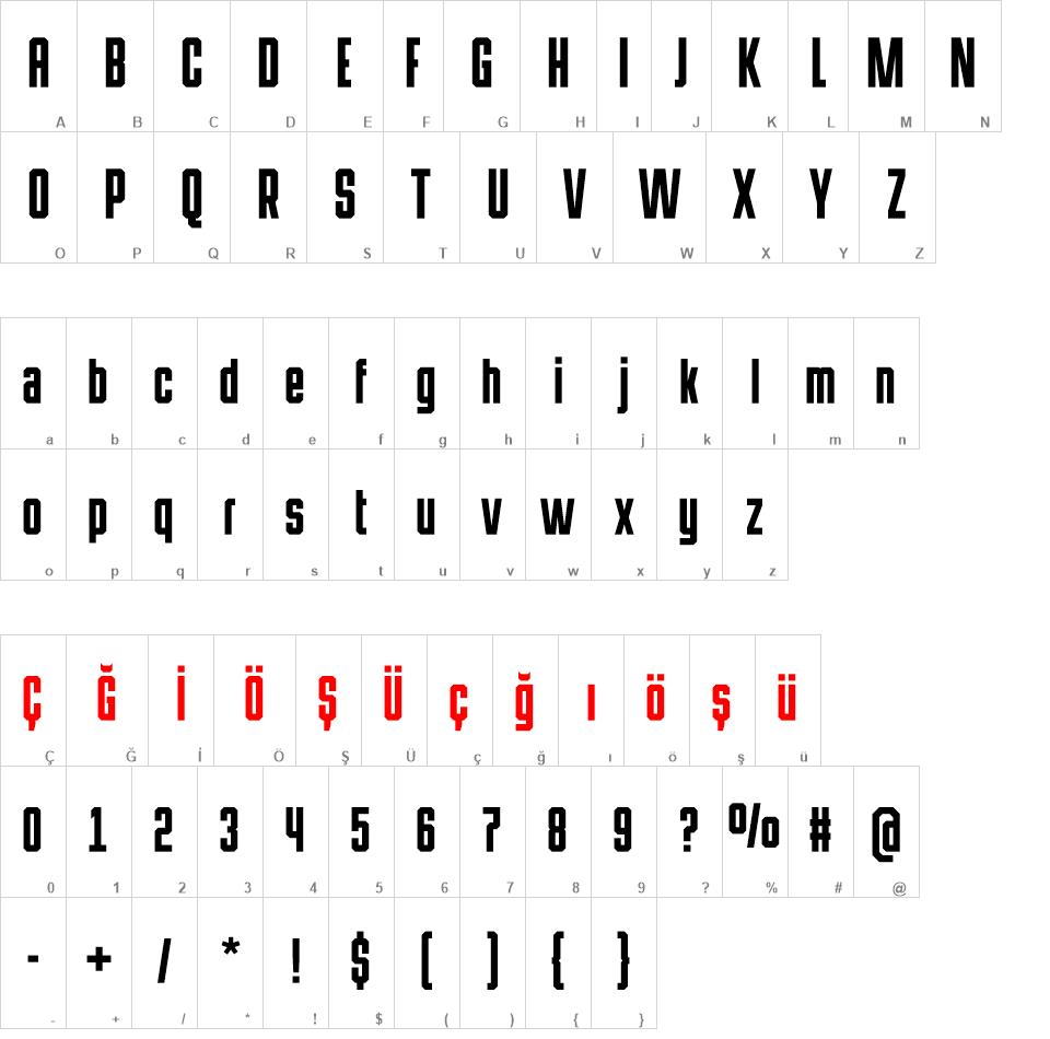 HermanoAlto Chisel font